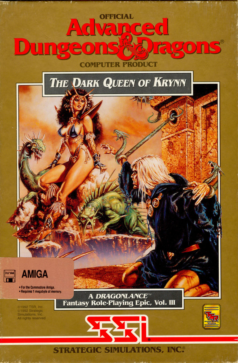 Naslovnica za The Dark Queen of Krynn