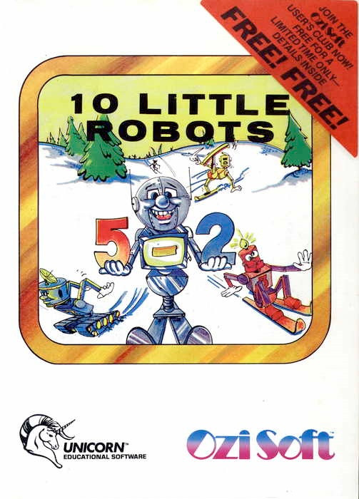 Naslovnica za 10 Little Robots