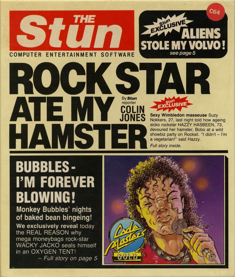 Naslovnica za Rock Star Ate My Hamster