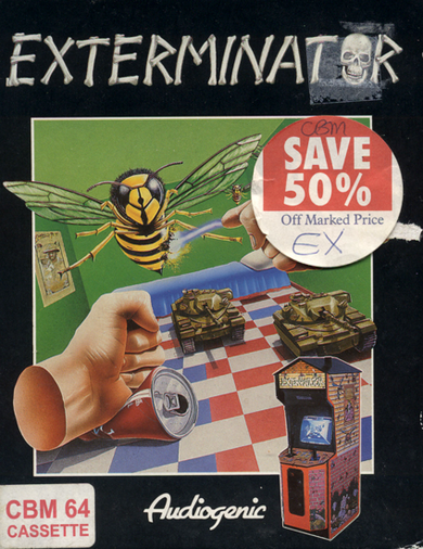 Naslovnica za Exterminator (Audiogenic Software)