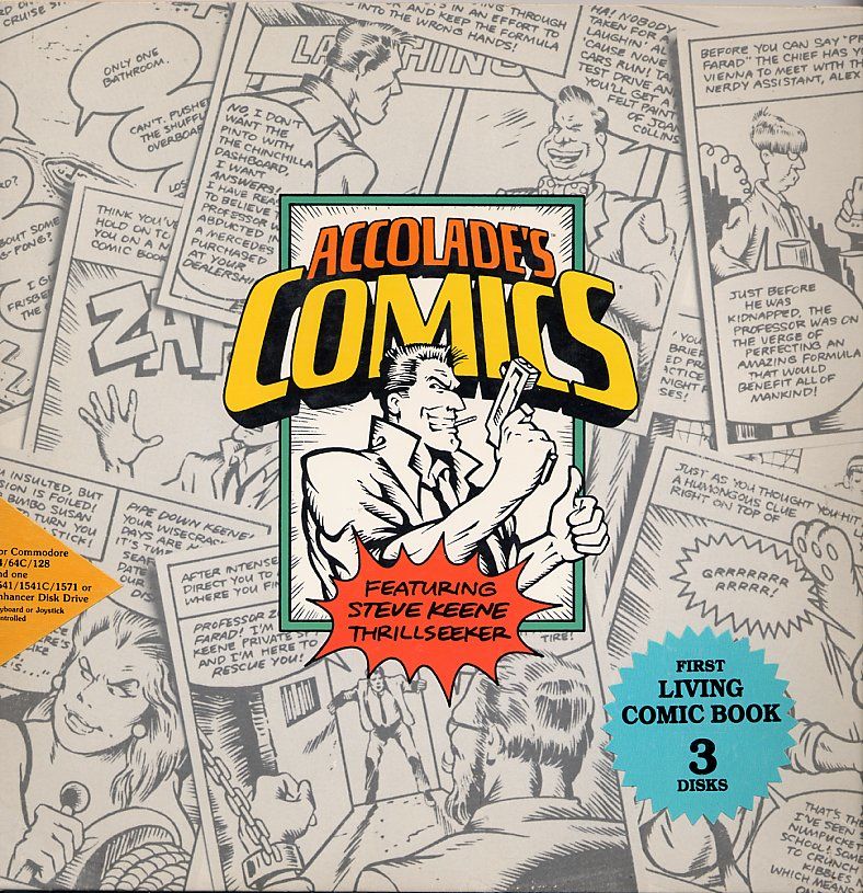 Naslovnica za Accolade's Comics featuring Steve Keene Thrillseeker