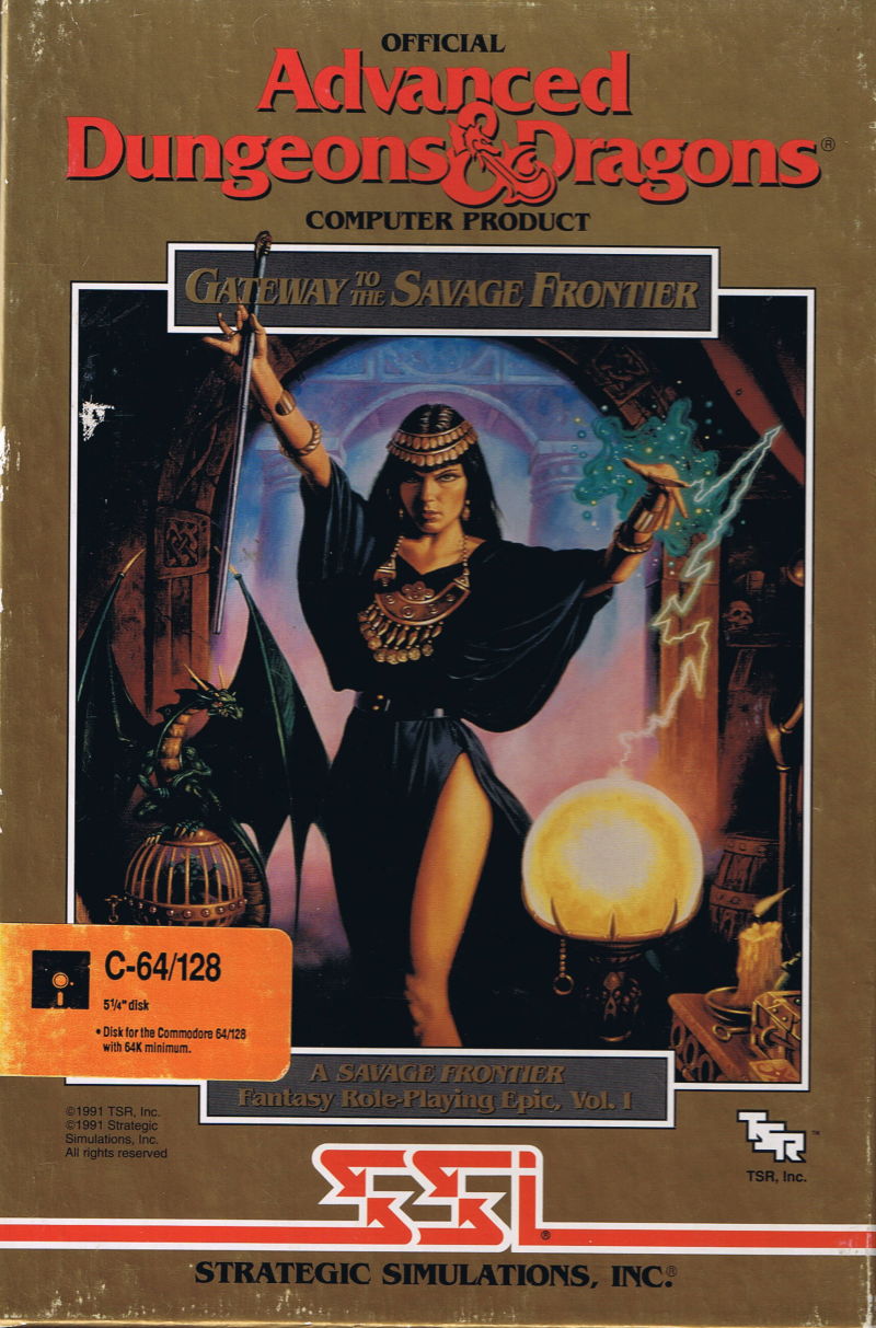 Naslovnica za Advanced Dungeons & Dragons: Gateway to the Savage Frontier
