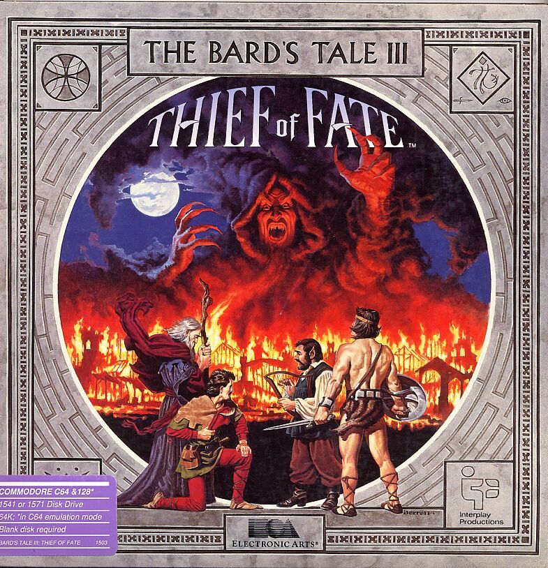 Naslovnica za The Bard's Tale III- Thief of Fate