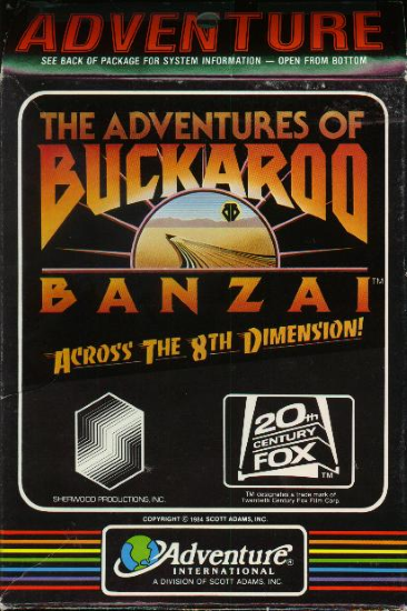 Naslovnica za The Adventures of Buckaroo Banzai: Across the 8th Dimension!