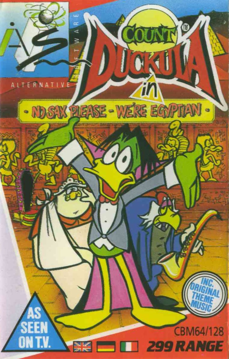 Naslovnica za Count Duckula in No Sax Please- We're Egyptian