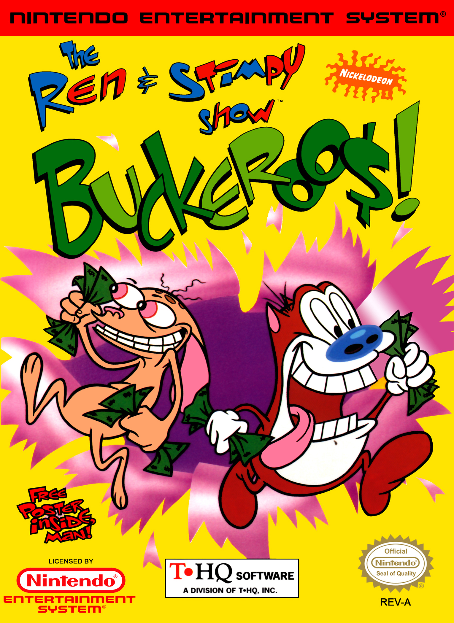 Naslovnica za The Ren & Stimpy Show- Buckeroo$!