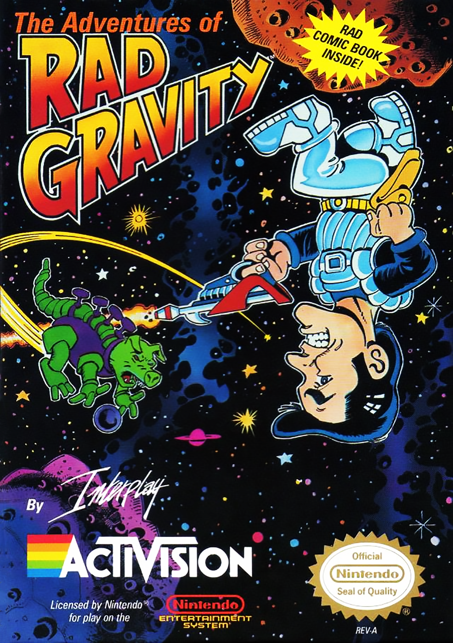 Naslovnica za The Adventures of Rad Gravity