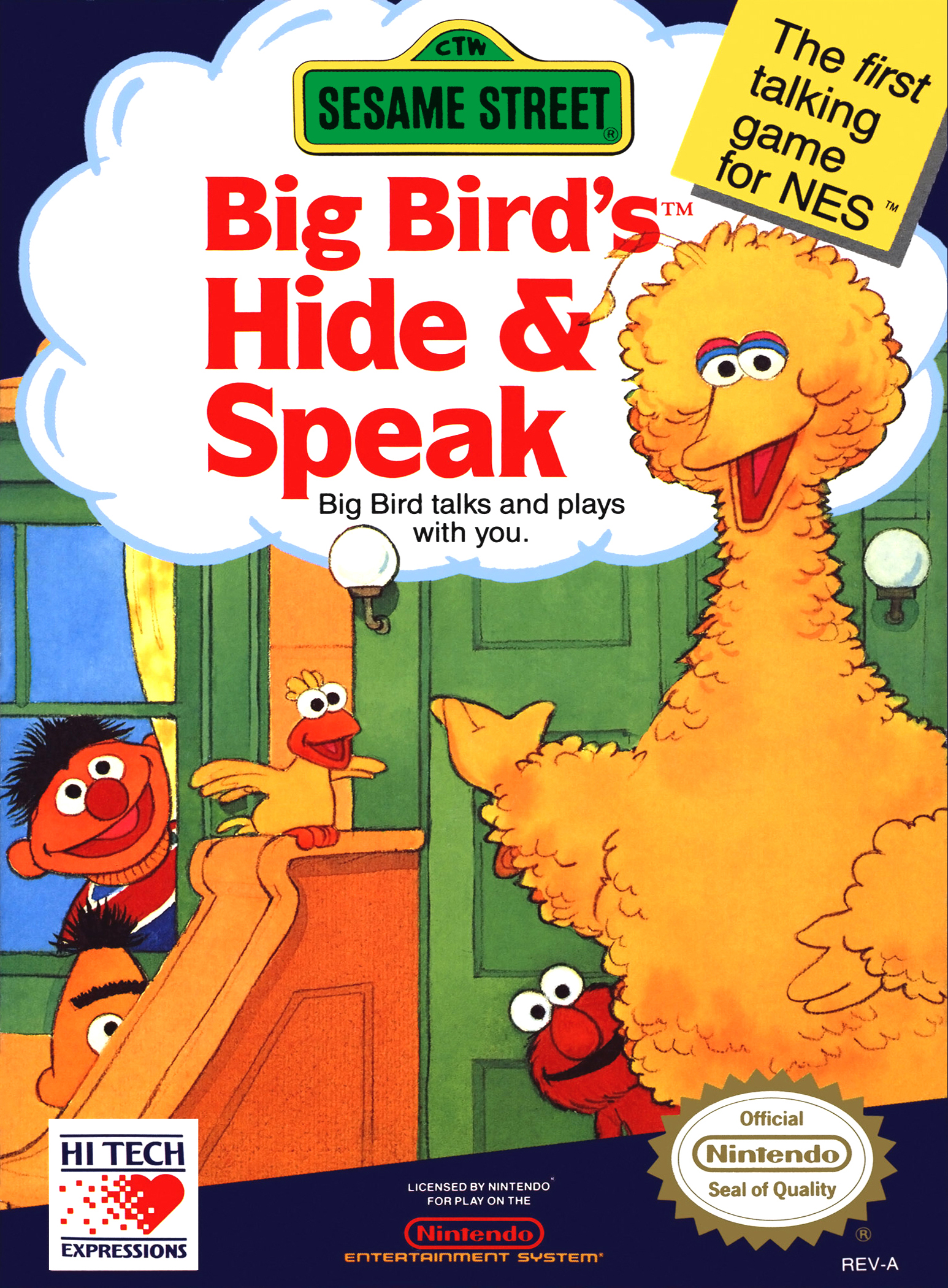 Naslovnica za Sesame Street- Big Bird's Hide & Speak
