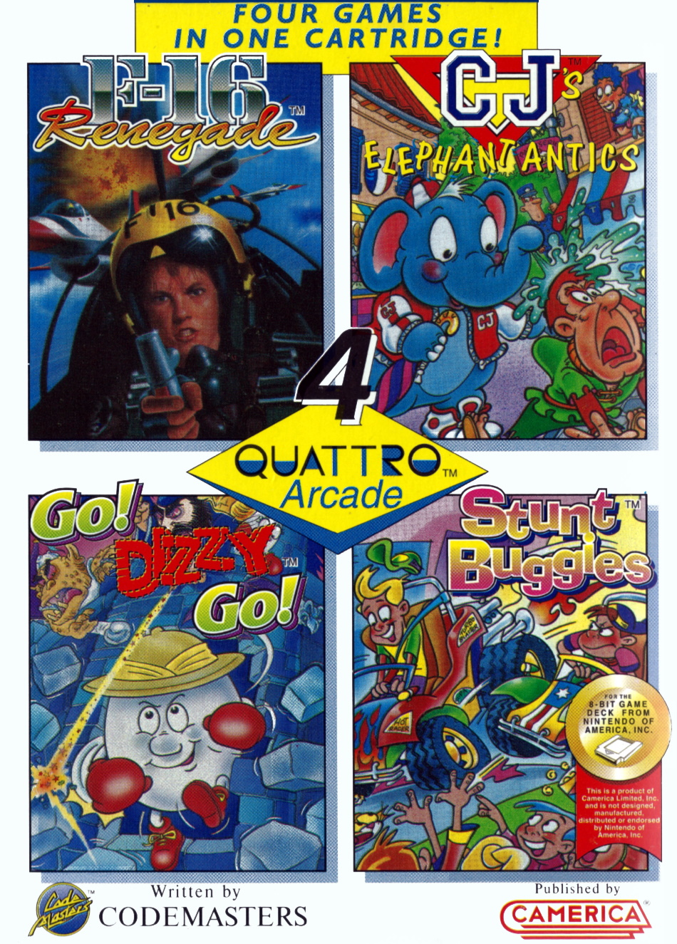 Naslovnica za Quattro Arcade