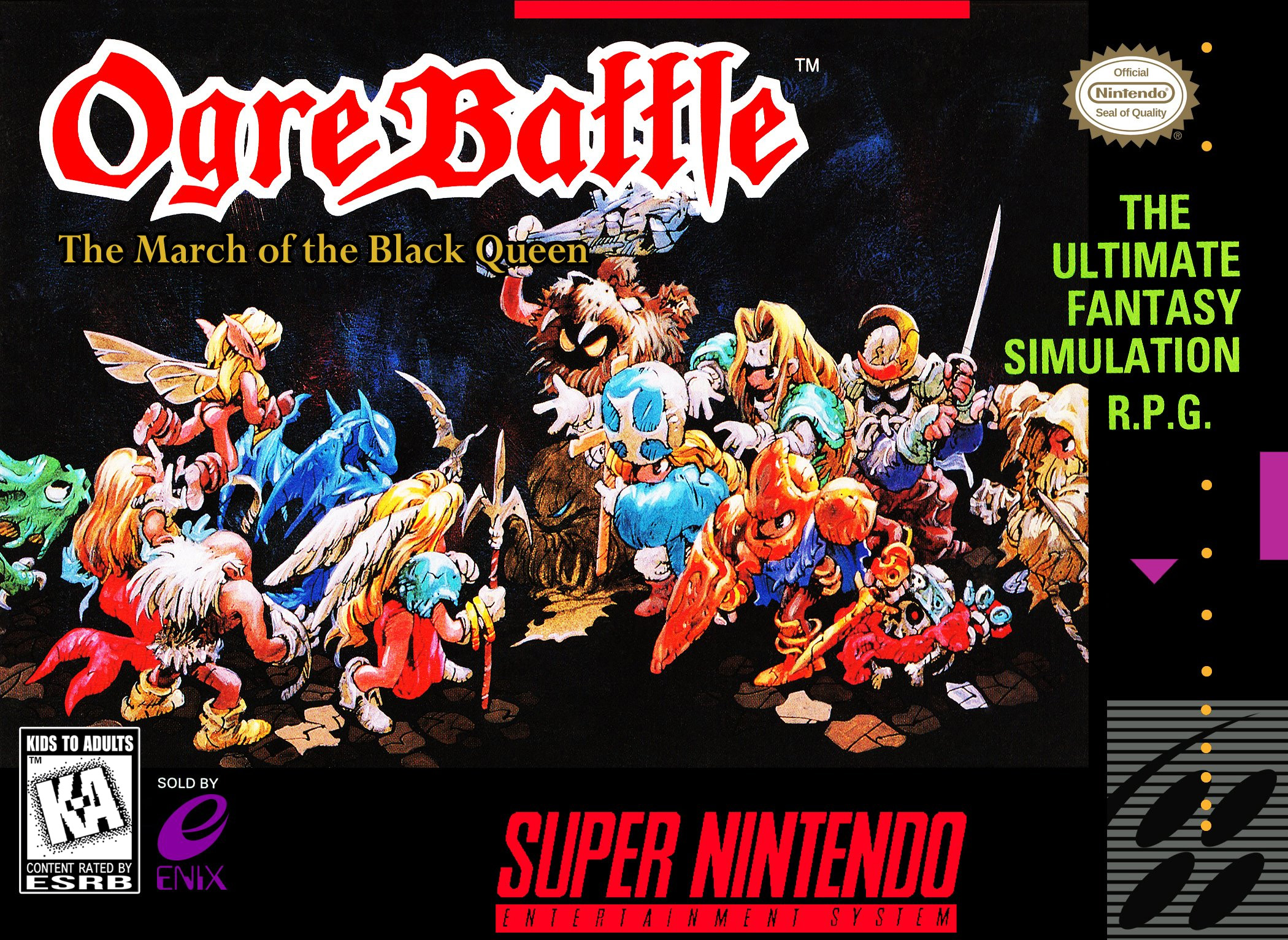 Naslovnica za Ogre Battle- The March of the Black Queen
