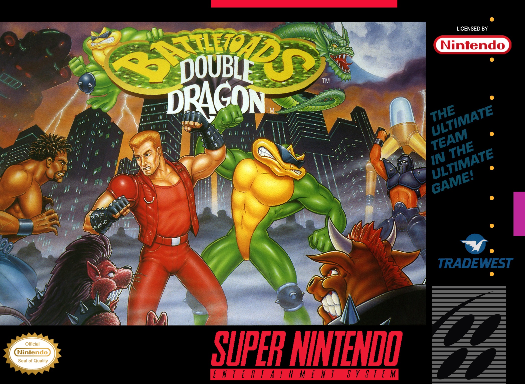 Naslovnica za Battletoads & Double Dragon- The Ultimate Team