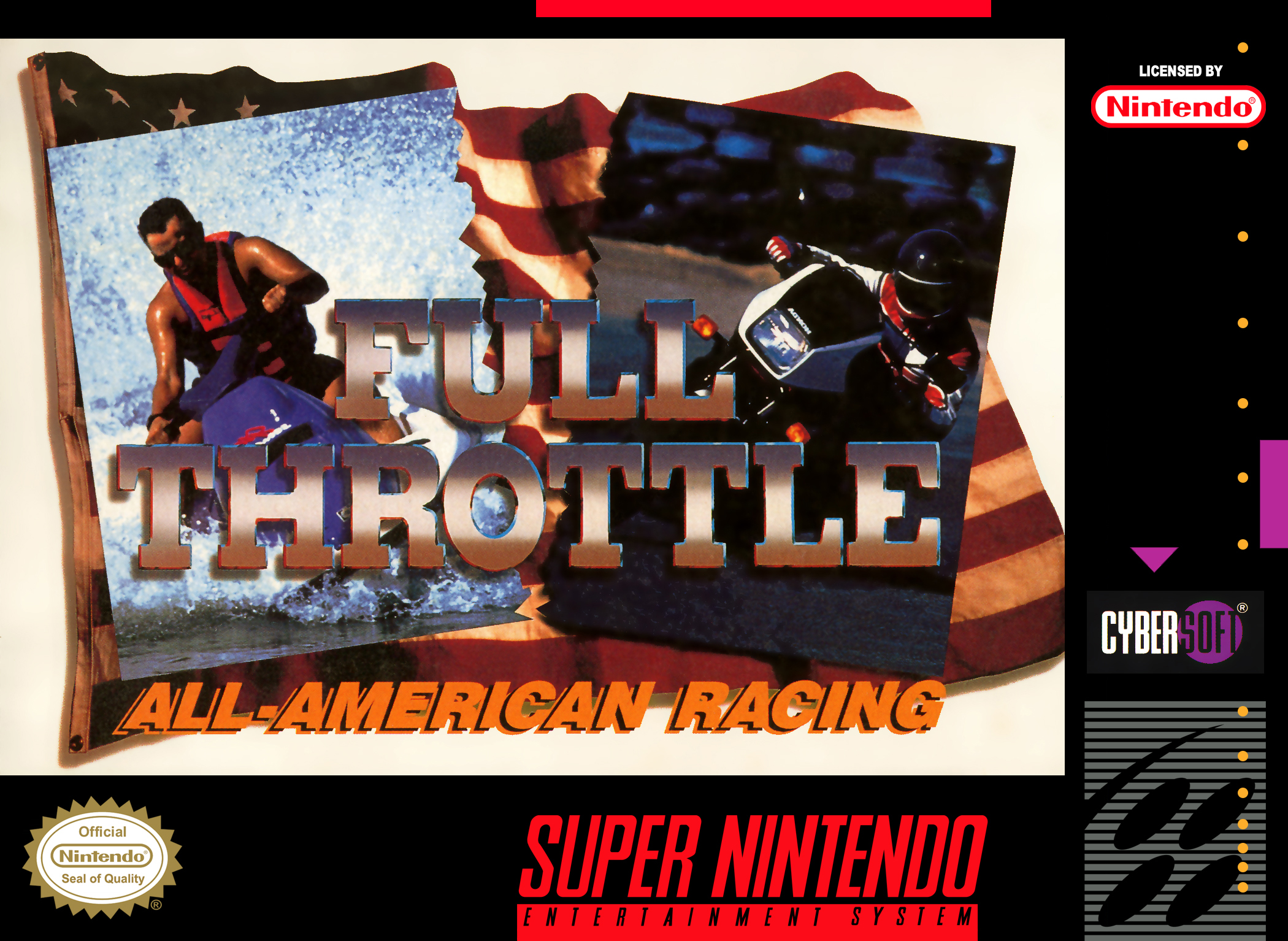 Naslovnica za Full Throttle- All-American Racing