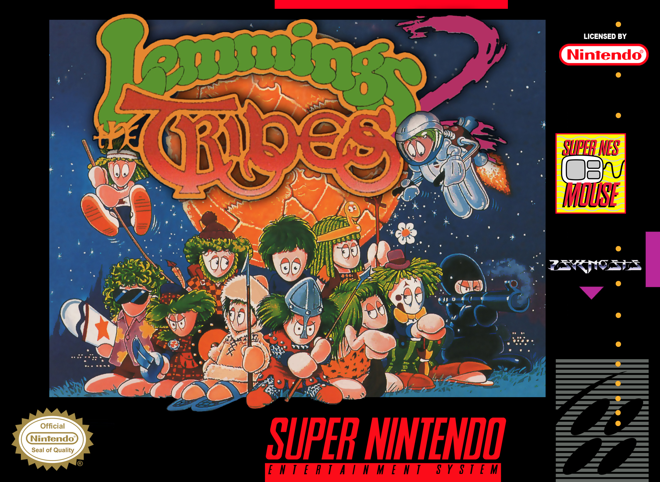 Naslovnica za Lemmings 2- The Tribes