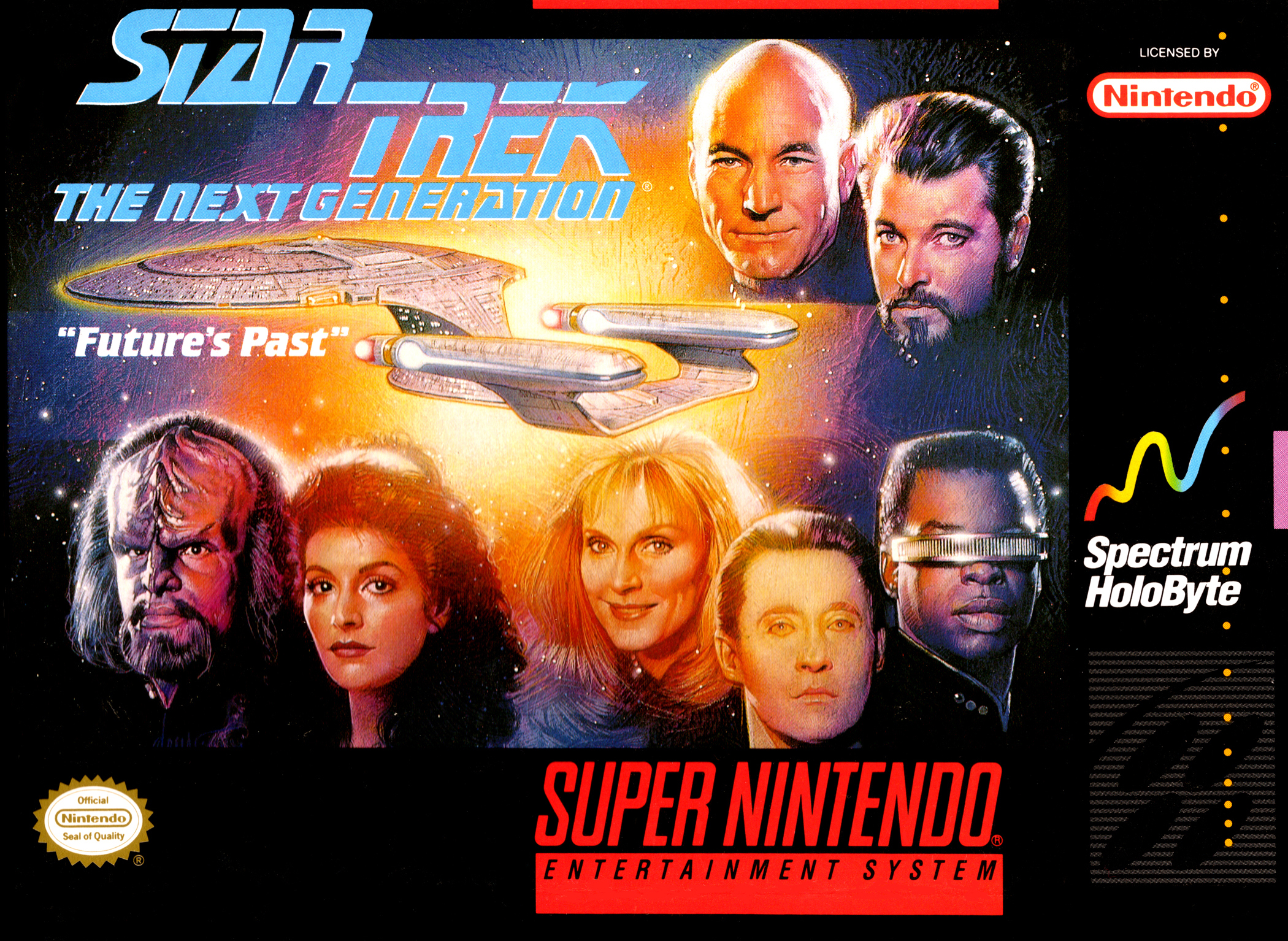 Naslovnica za Star Trek- The Next Generation – Future's Past