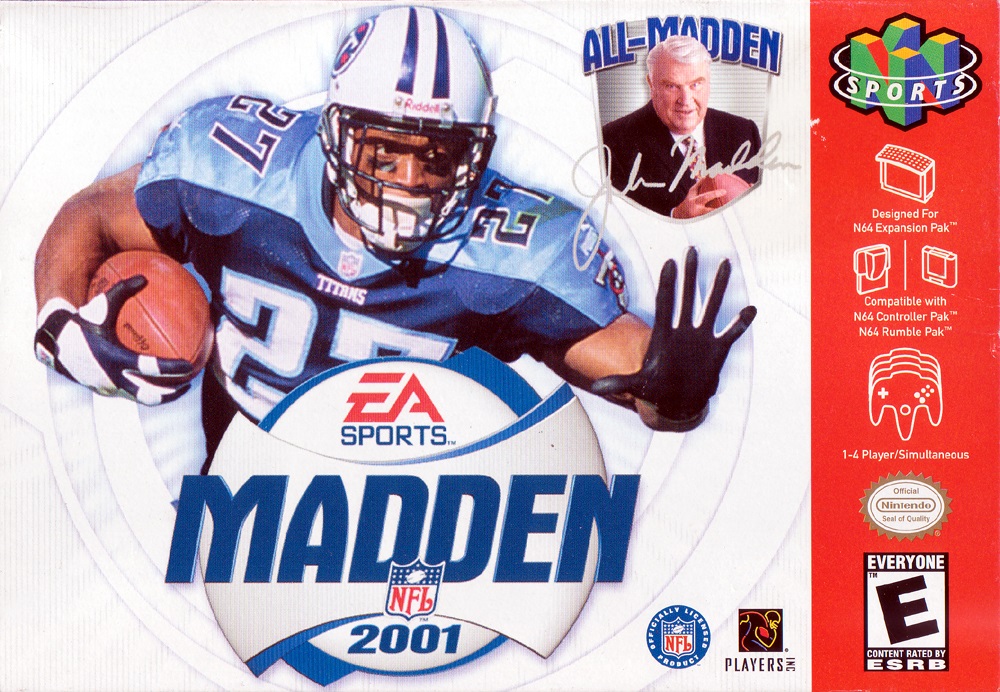 Naslovnica za Madden NFL 2001