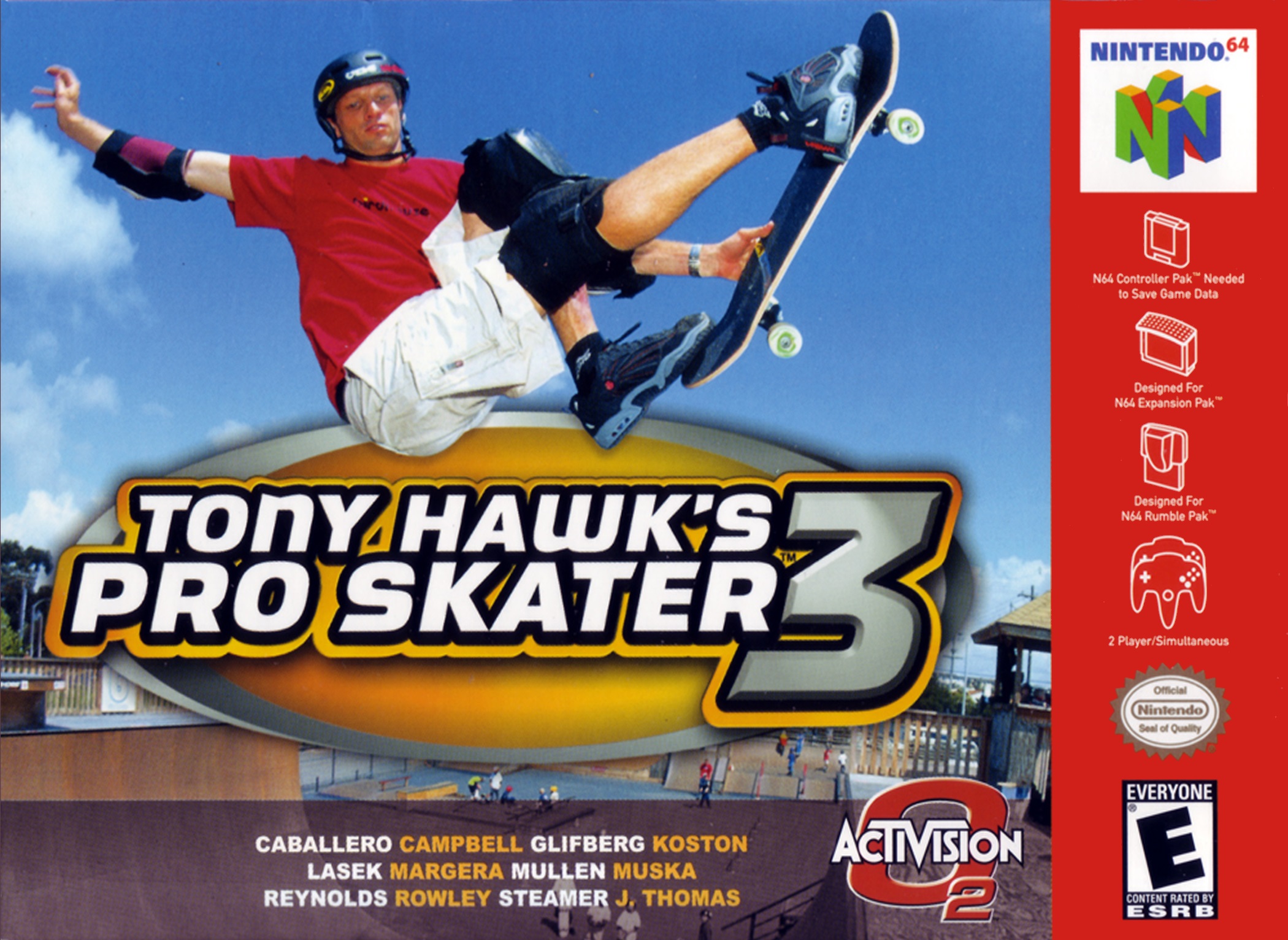 Naslovnica za Tony Hawk's Pro Skater 3