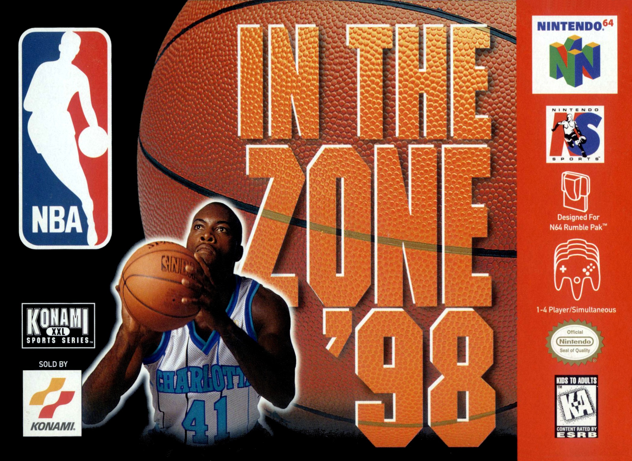 Naslovnica za NBA In The Zone '98