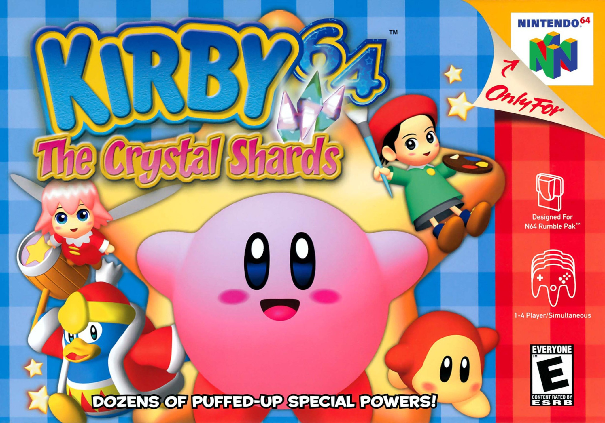 Naslovnica za Kirby 64- The Crystal Shards