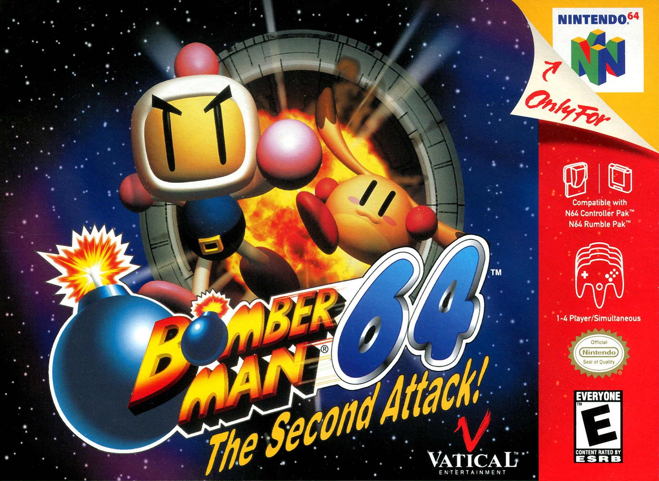 Naslovnica za Bomberman 64- The Second Attack!