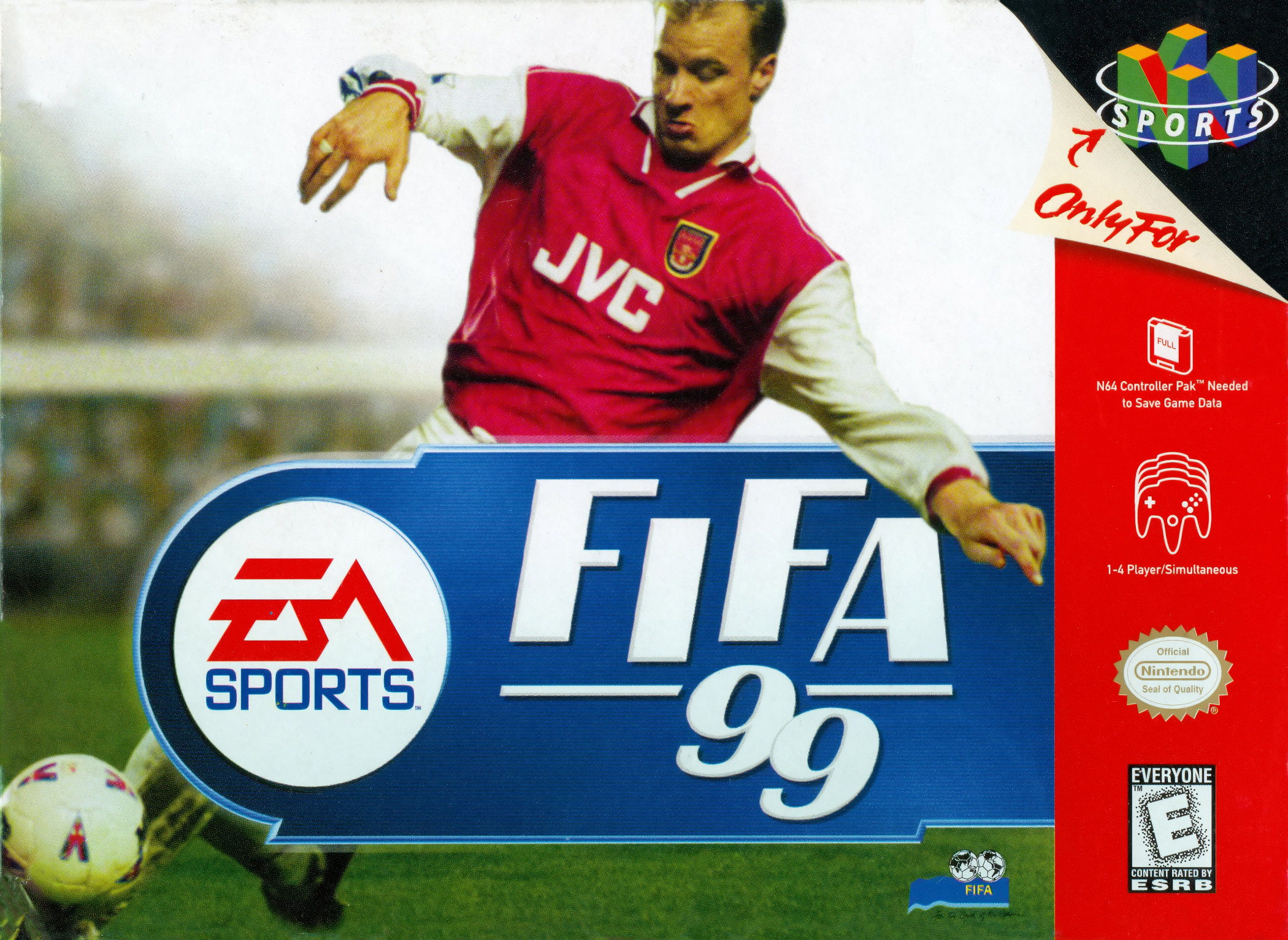 Naslovnica za FIFA 99