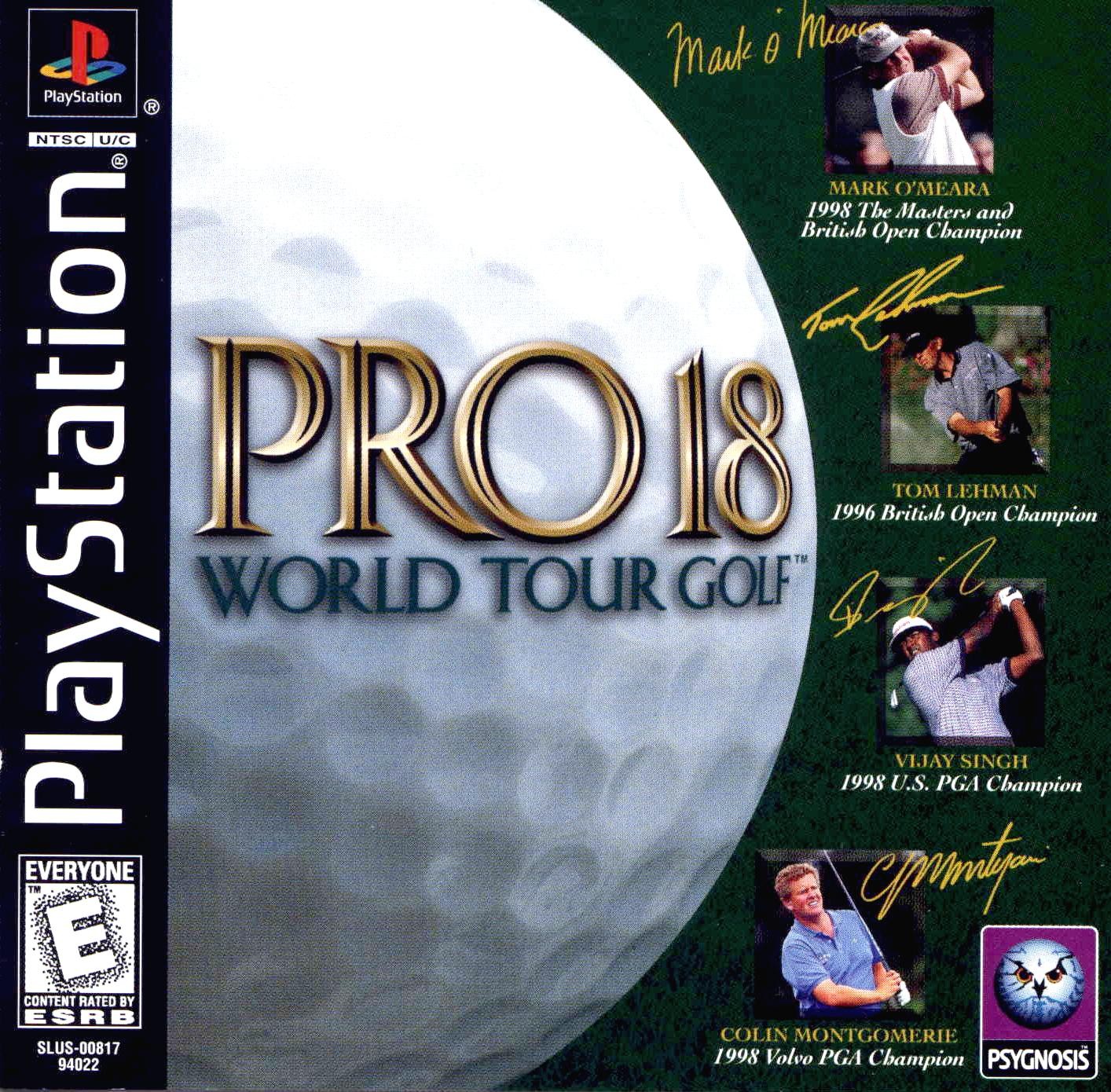 Naslovnica za Pro 18: World Tour Golf