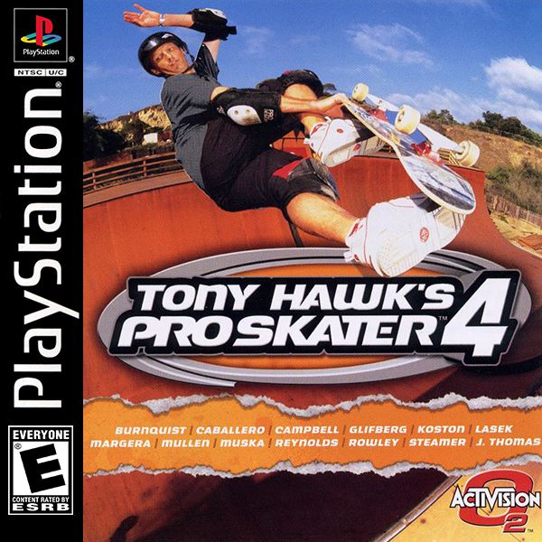 Naslovnica za Tony Hawk's Pro Skater 4
