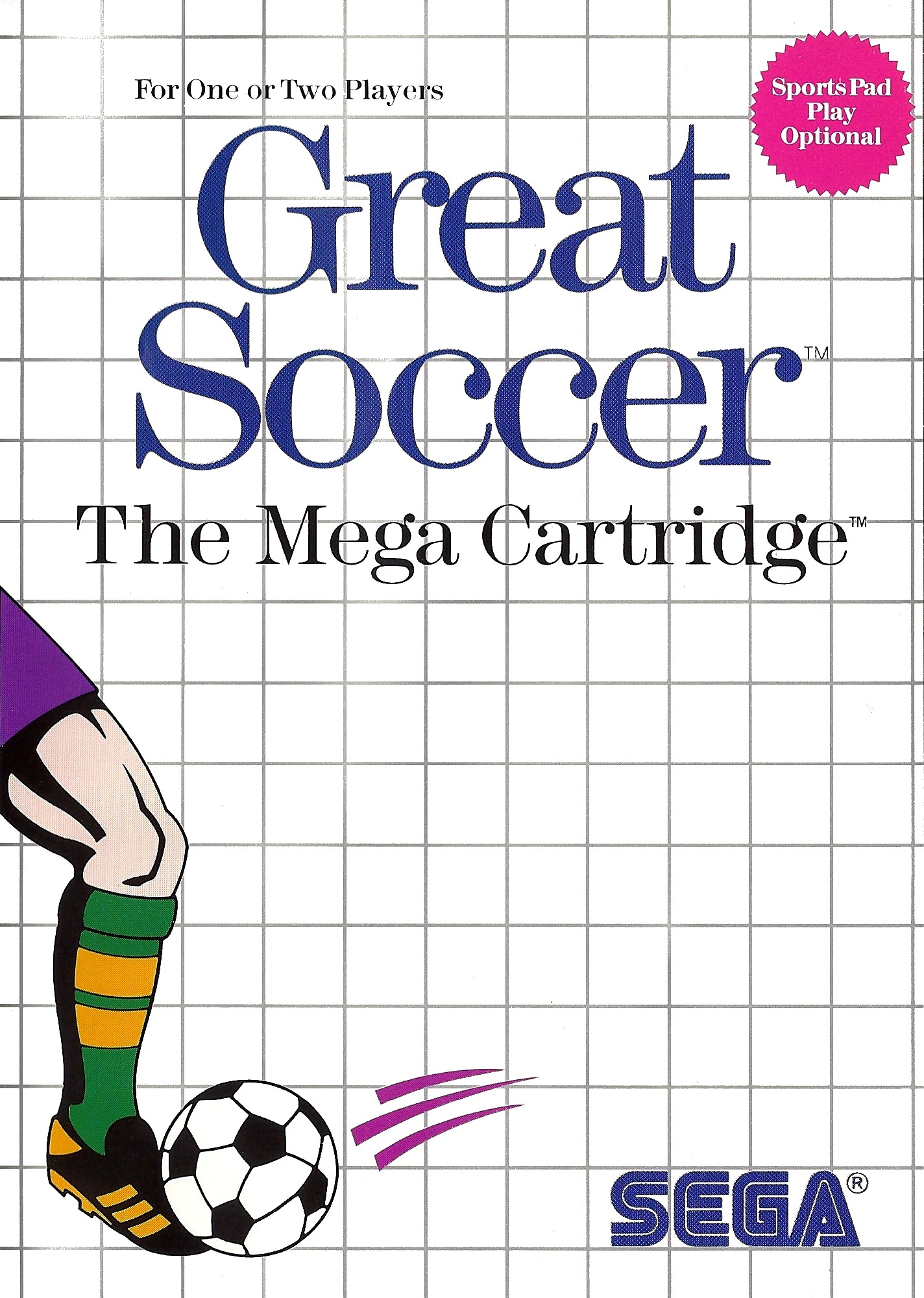 Naslovnica za Great Soccer- The Mega Cartridge