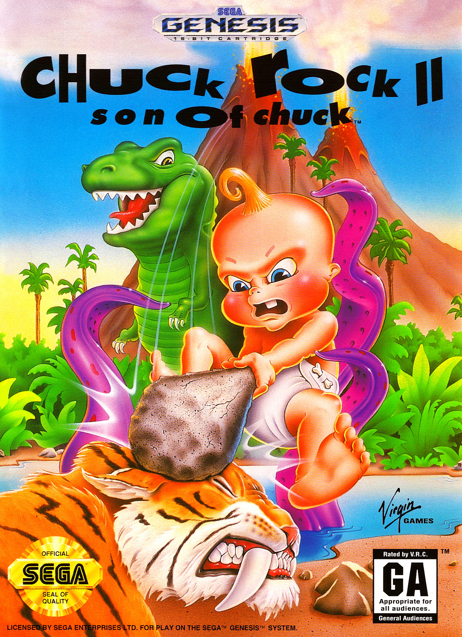 Naslovnica za Chuck Rock II- Son of Chuck