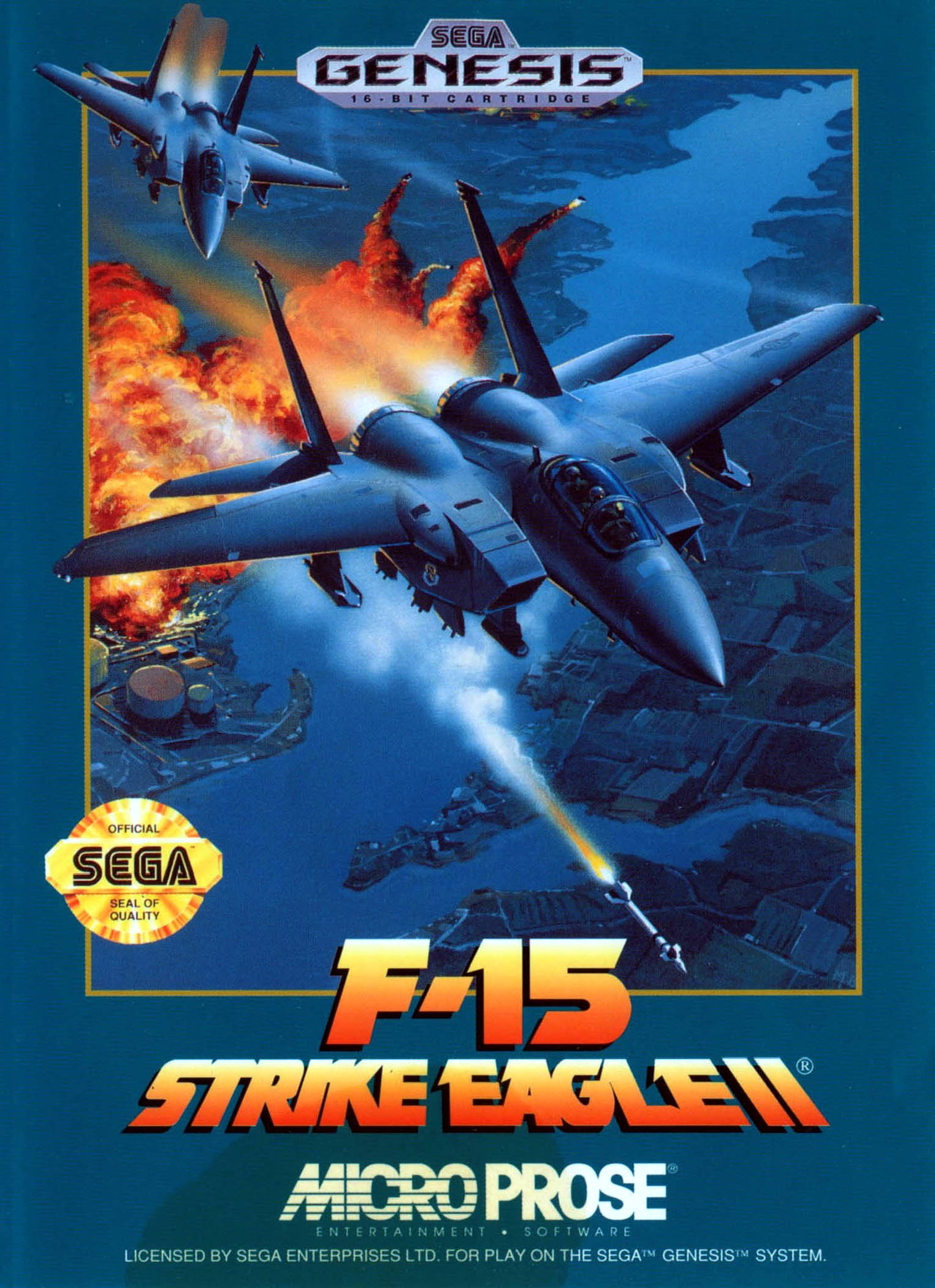Naslovnica za F-15 Strike Eagle II