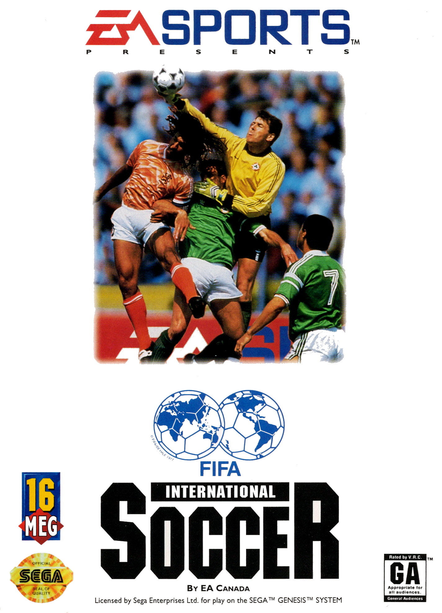 Naslovnica za FIFA International Soccer