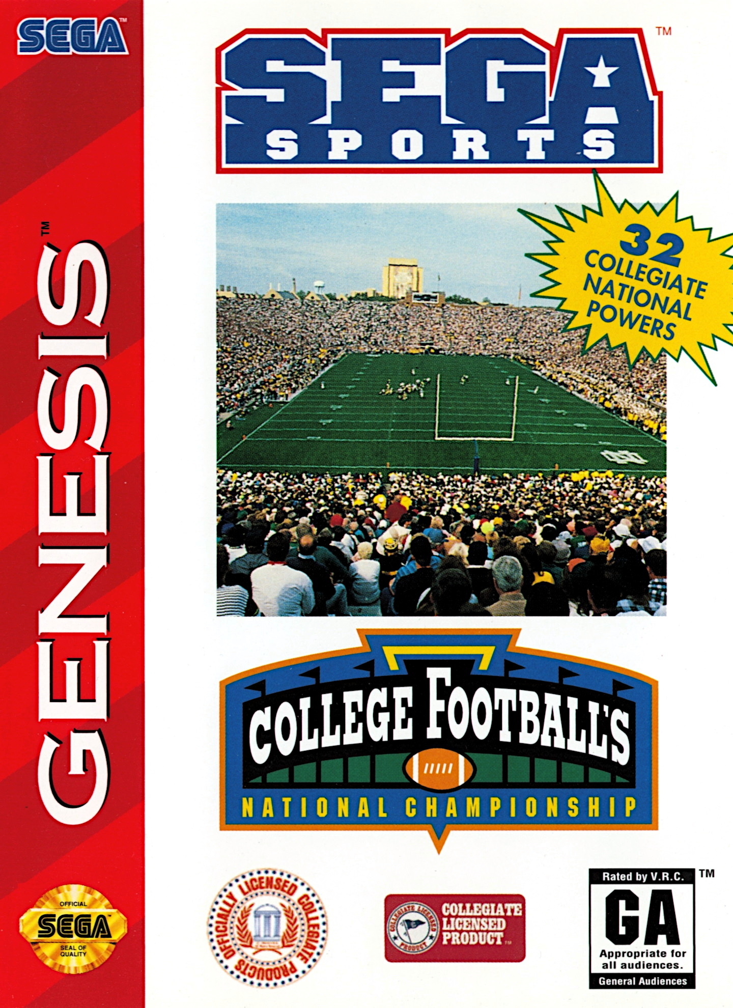 Naslovnica za College Football's National Championship