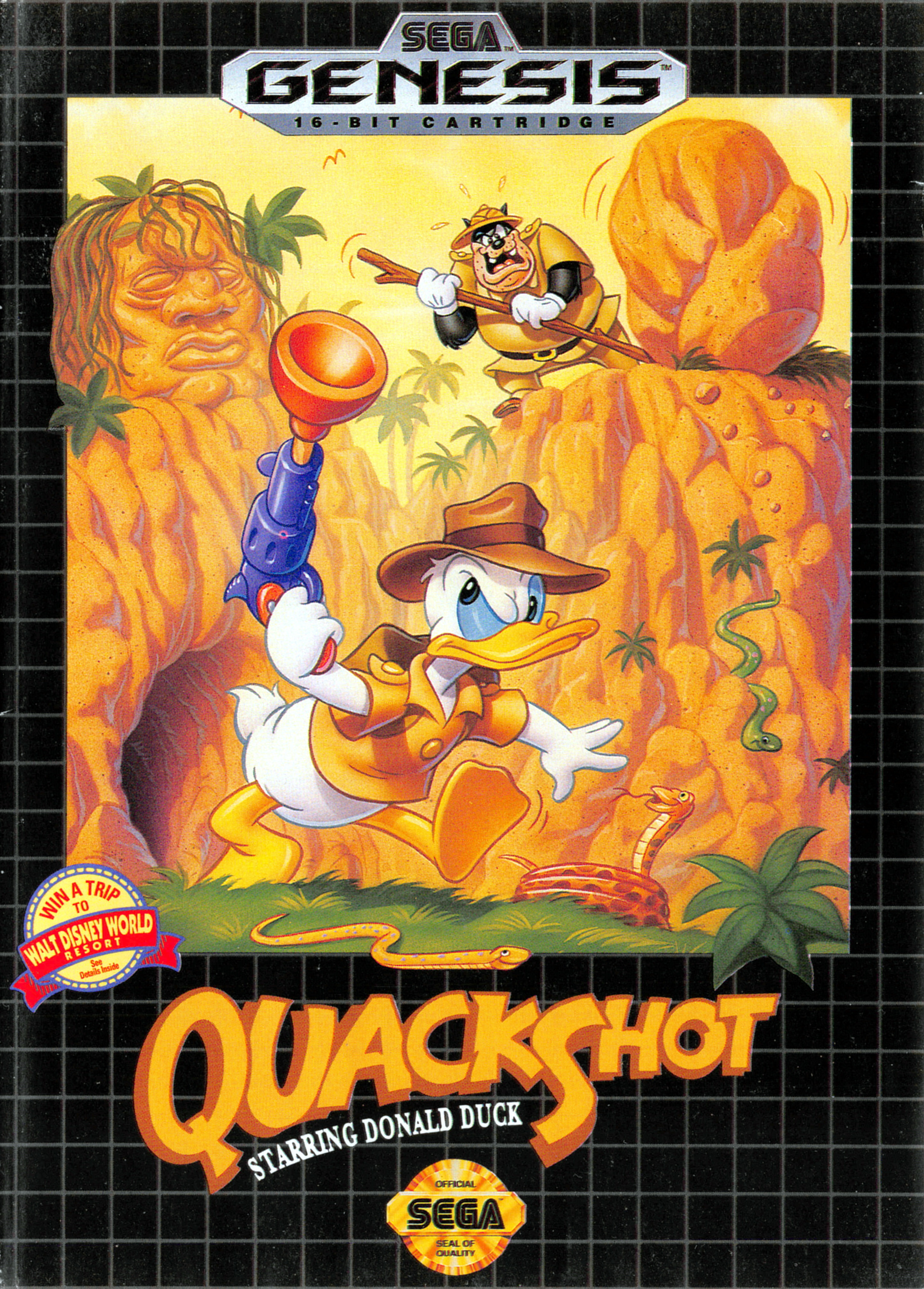 Naslovnica za QuackShot Starring Donald Duck