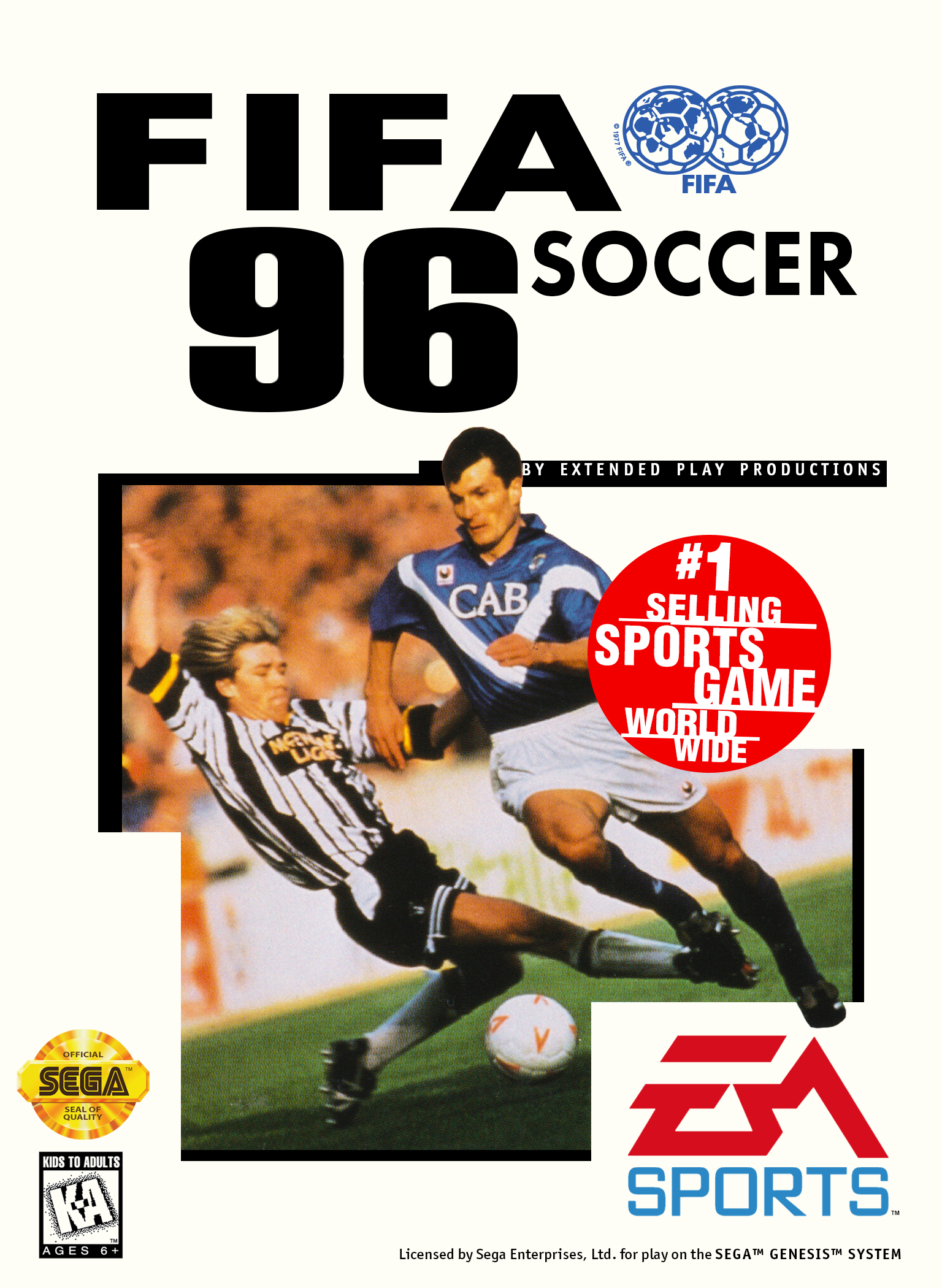 Naslovnica za FIFA Soccer 96