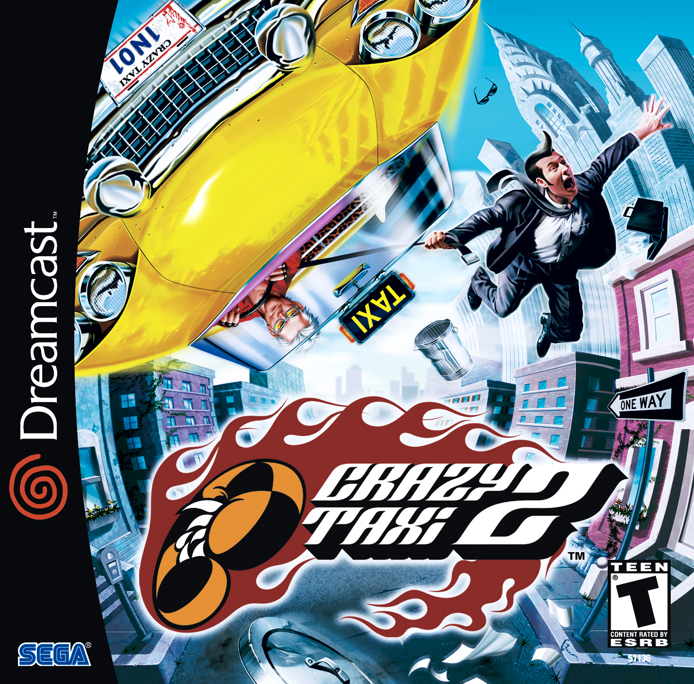 Naslovnica za Crazy Taxi 2