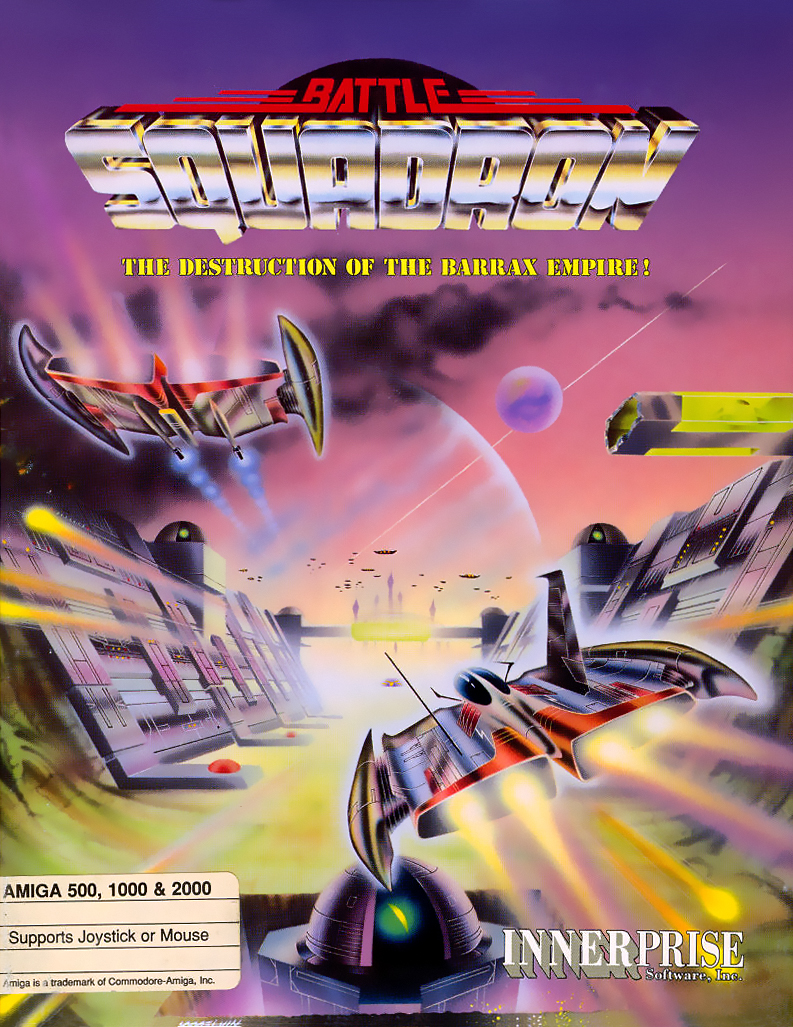 Naslovnica za Battle Squadron- The Destruction of the Barrax Empire!