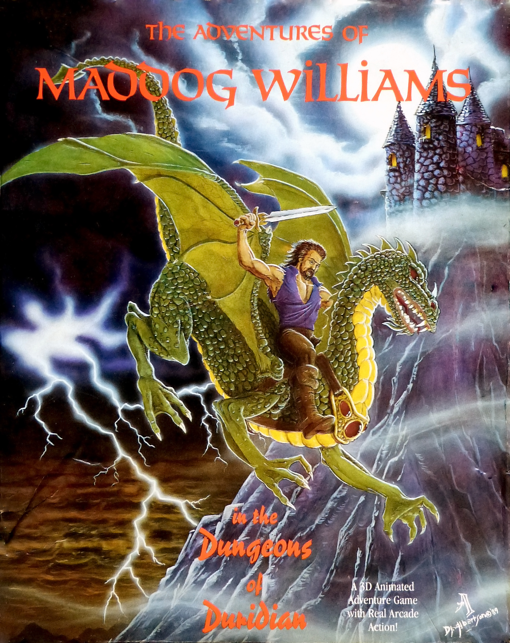 Naslovnica za The Adventures of Maddog Williams in the Dungeons of Duridian
