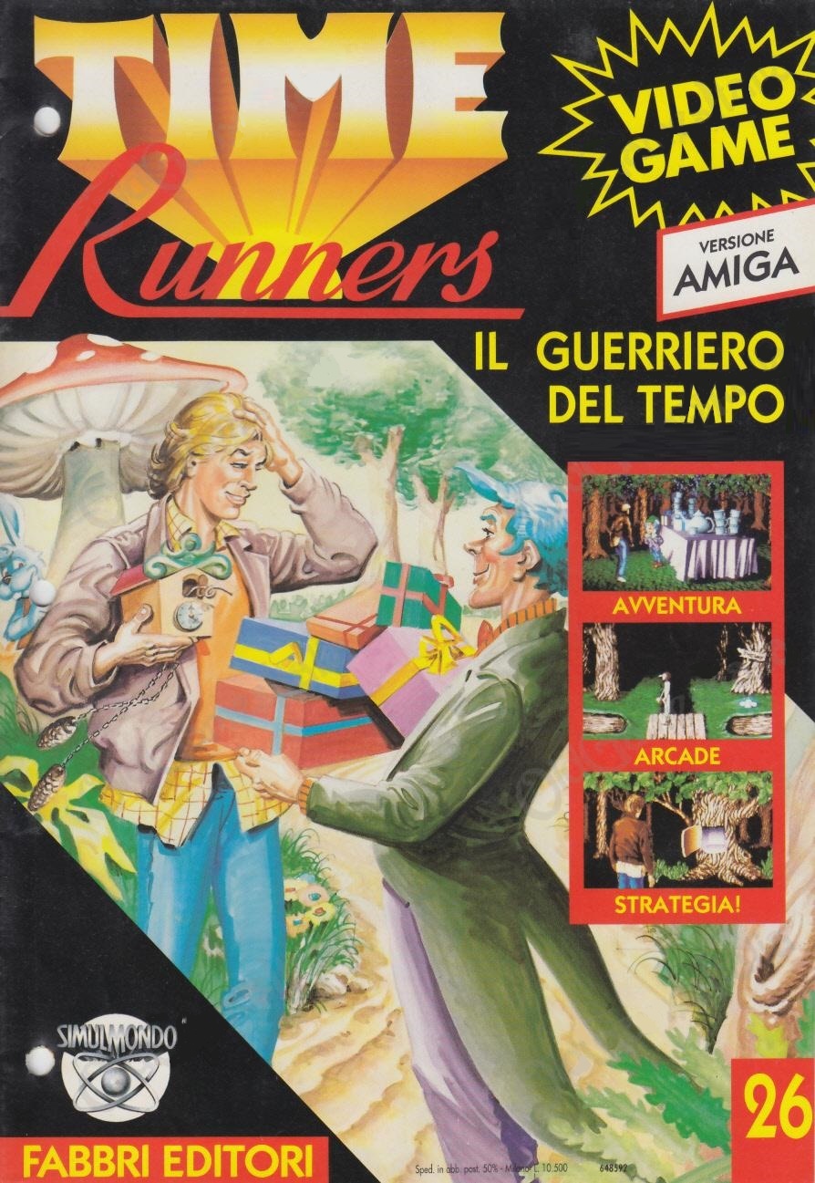Naslovnica za Time Runners 26: Il Guerriero del Tempo
