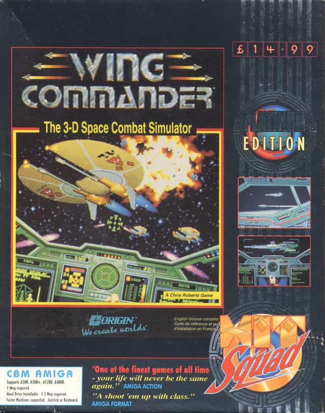 Naslovnica za Wing Commander: The 3-D Space Combat Simulator
